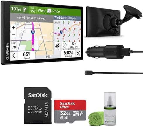 Garmin Dezl OTR620 GPS Truck Navigator 6" Display Touchscreen, Commercial GPS Navigation for Semi Trucker Driver Bundle with 32GB…