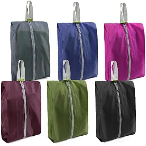 BeeGreen Travel Shoe Organizer with Zipper Closure | Shoe Bags for Travel, 6pcs Portable Packing Storage Organizer with Handle |…