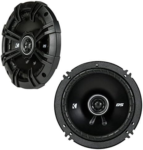KICKER DSC650 6.5-Inch (160-165mm) Coaxial Speakers, 4-Ohm (Pair)