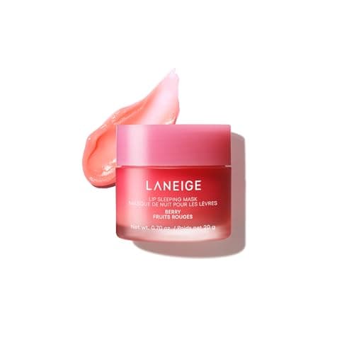 LANEIGE Lip Sleeping Mask: Hydrating & Nourishing Korean Overnight Lip Treatment Mask with Shea Butter, Vitamin C & Murumuru…