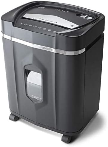 Aurora AU1210MA Professional Grade High Security 12-Sheet Micro-Cut Paper/CD and Credit Card/ 60 Minutes…