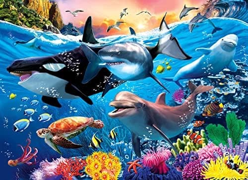 Puzzles for Kids Ages 4-8 Year Old - Underwater World,100 Piece Jigsaw Puzzle for Adults Toddler Children Learning Educational…