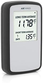 Airthings Corentium Home Radon Detector 223 Portable, Lightweight, Easy-to-Use, (3) AAA Battery Operated, USA…