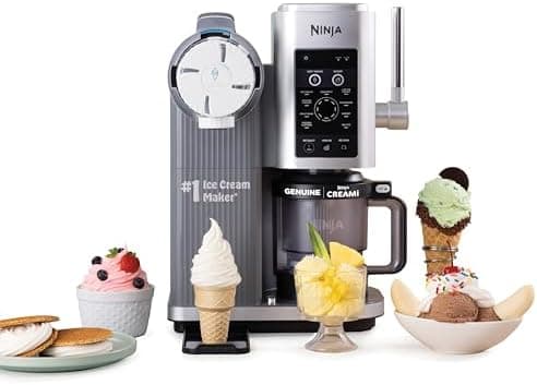 Ninja CREAMi Scoop & Swirl Ice Cream Maker, Soft Serve Desserts, Sorbet, Milkshakes, Frozen Yogurt and More…