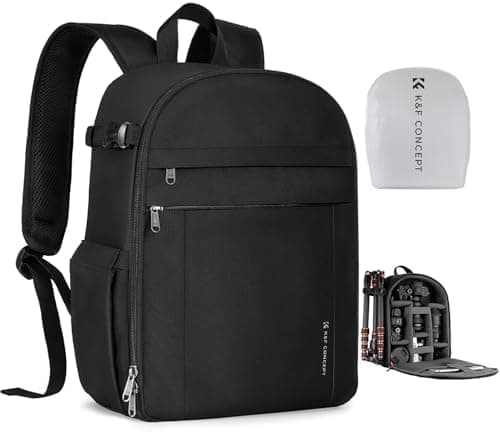 K&F CONCEPT Lightweight Camera Backpack Bag, Professional Photography…