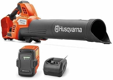 Husqvarna Leaf Blaster 350iB Battery Powered Cordless Leaf Blower, 200-MPH 800-CFM, Brushless Motor…