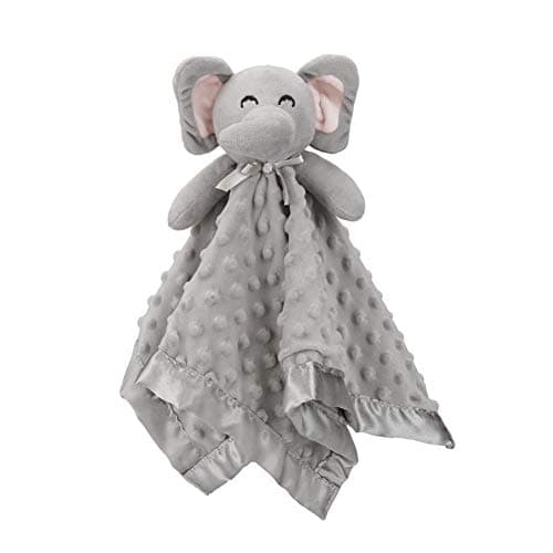 Pro Goleem Elephant Security Blanket, Soft Lovey Unisex Lovie Baby Gifts for Boys and Girls Snuggle Toy Stuffed Animal Newborn…