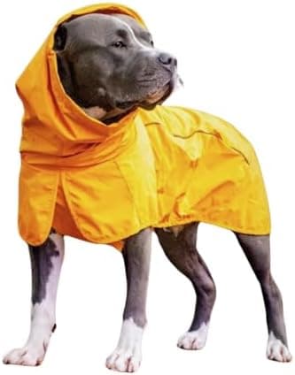 Spark Paws Dog Raincoat, Waterproof Windproof Rain Jacket, for Small Medium Large Extra Large Dogs, Reflective Breathable…