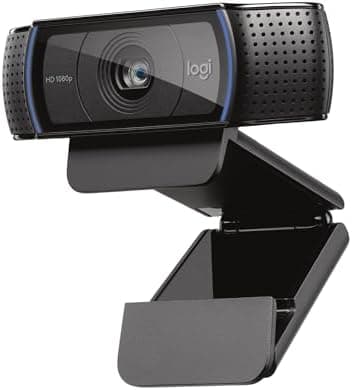 Logitech C920x HD Pro PC Webcam, Full HD 1080p/30fps Video, Clear Audio, HD Light Correction, Works with…