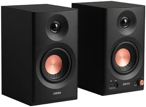 Edifier MR3 Powered Studio Monitor Speakers, Hi-Res Audio Certified Bluetooth V5.4 Active Bookshelf…