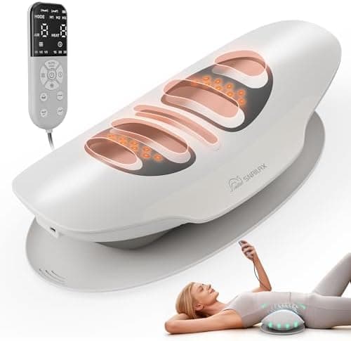 Snailax Lumbar Massager with Heat - Air Compression Back Stretcher for Lower Back, Cordless Waist Massagers with Vibration, 8…