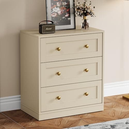 RoyalCraft Nightstand with 3 Drawers Storage, Large Wood Night Stand for Bedroom, Modern Bedside Table, End Table for Hallway…