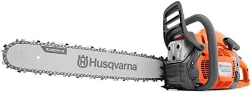 Husqvarna 455 Rancher Gas Chainsaw, 55-cc 3.5-HP, 2-Cycle X-Torq Engine, 20 Inch Chainsaw with Automatic Oiler, For Wood Cutting…