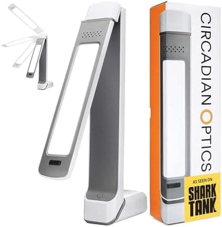 Circadian Optics Lumos 2.0 Light Therapy Desk Lamp | As Seen On Shark Tank | 10,000 LUX UV-Free Full-Spectrum…