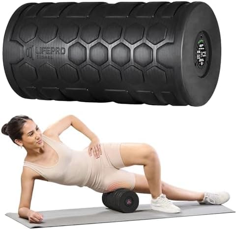 LifePro 4 Speed Vibrating Foam Roller for Physical Therapy & Exercise - High-Intensity Vibrating Roller for Muscle Recovery &…