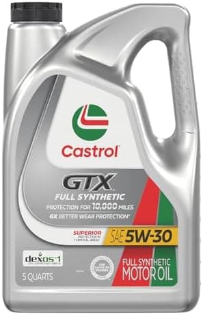 Castrol GTX Full Synthetic 5W-30 Motor Oil, 5 Quarts