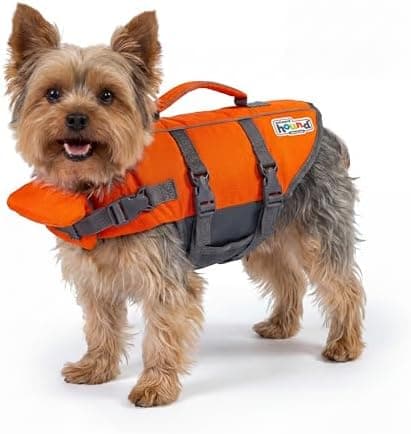 Outward Hound Granby Splash Orange Dog Life Jacket, XS