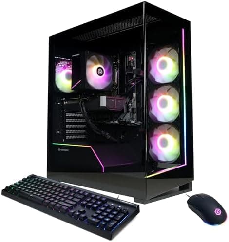 CyberPowerPC Gamer Master Gaming PC, AMD Ryzen 7 8700F 4.1GHz…