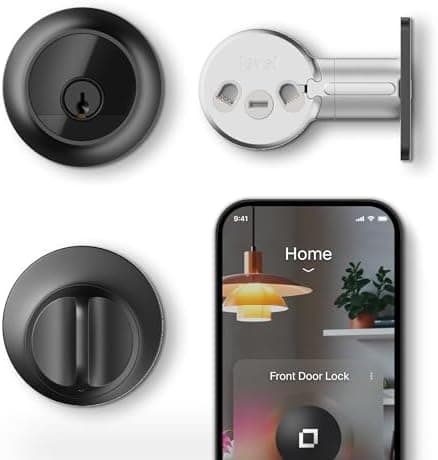 Level Lock Pro - World’s Smallest, Fastest, Innovative Smart Lock - Matter-Over-Thread Deadbolt Plus Apple Home Key - Keyless &…