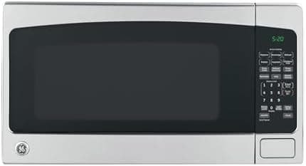 GE Countertop Microwave Oven,1, 200-watt Capacity, 2.0 Cubic Ft., 8 Auto Setting Cooking Settings, Child-Lock Technology, Kitchen…