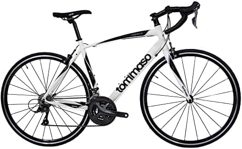 Tommaso Forcella Sport Bike Performance Aluminum Road Bike Carbon Shimano Claris 24 Speeds Road Bicycle Men Road Bikes for Men