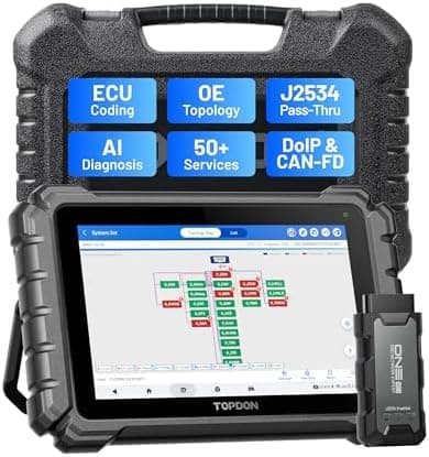 TOPDON ONE Bidirectional Scan Tool, 10.1" OBD2 Scanner with J2534…