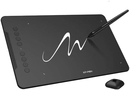 XPPen Updated Deco 01 V3 Drawing Tablet-16384 Levels of Pressure…