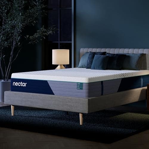 Nectar Premier Hybrid 13” Twin Mattress - Medium Firm - Memory Foam & Innerspring Coils - Cooling Upgrade…