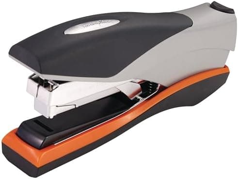 Swingline Stapler, 40 Sheet Capacity, Optima 40, Jam Free, Reduced Effort, Soft Grip, Metal, Orange and Gray…