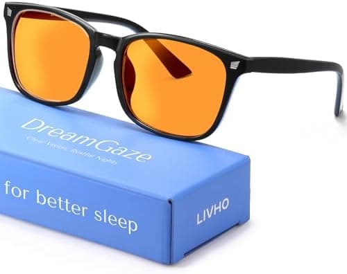 livho High Tech Blue Light Glasses - Advanced Blue Light Blocking Computer Glasses - Screen Fatigue & UV Protection