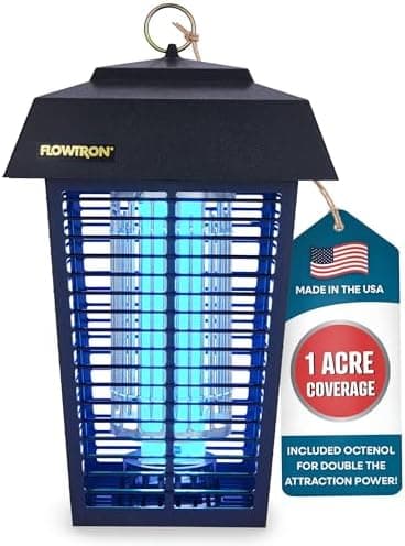Flowtron Electric Bug Zapper 1 Acre Outdoor Insect Control with Dual…