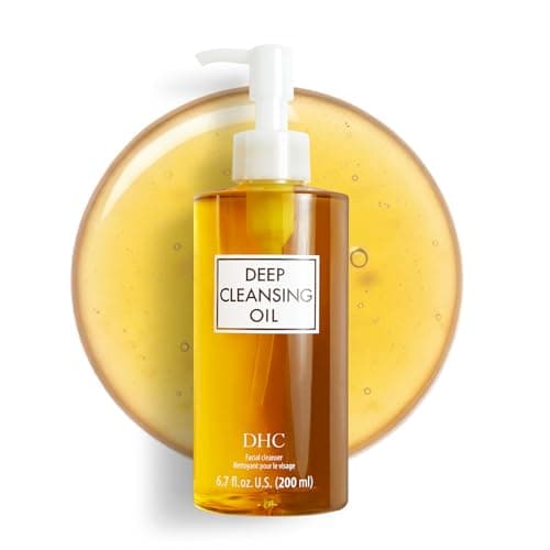 DHC Deep Cleansing Oil, Facial Cleansing Oil, Makeup Remover, Cleanses without Clogging Pores…