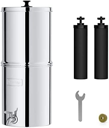 Waterdrop TK-A Gravity Water Filter System, NSF/ANSI 42&372 Standard, Reduces Lead and up to 98% of Chlorine…