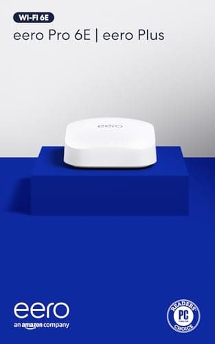 Amazon eero Pro 6E mesh wifi router - Supports internet plans up to 2.5 Gbps, Coverage up to 2,000 sq. ft., Connect 100+ devices…