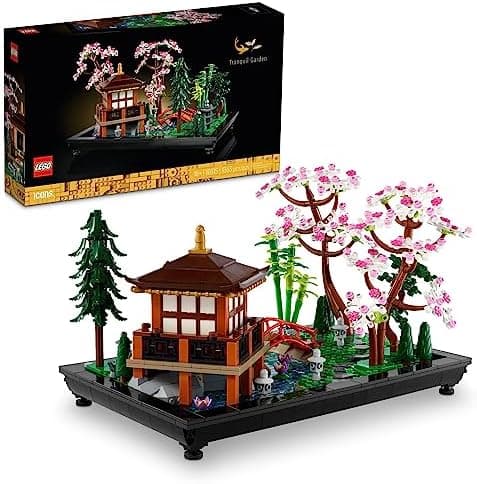 LEGO Icons Tranquil Garden Building Set - Detailed Japanese Zen Garden DIY Kit for Adults, Ages 18+ - Gift for Birthday…