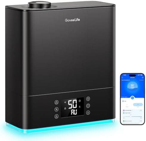 GoveeLife Smart Humidifiers for Bedroom Large Room, Top-Fill Cool…
