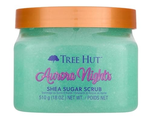 Tree Hut Aurora Nights Shea Sugar Scrub, Exfoliating, Hydrating & Moisturizing Body Scrub with Shea Butter & Nourishing Essential…
