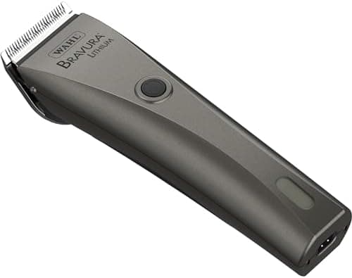 Wahl Professional Animal Bravura Pet, Dog, Cat, and Horse Corded/Cordless Clipper Kit, Gunmetal…