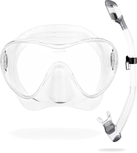 Cressi Scuba Diving Snorkeling Kit - Freediving Mask & Dry Snorkel - F1 & Supernova Dry: Designed…