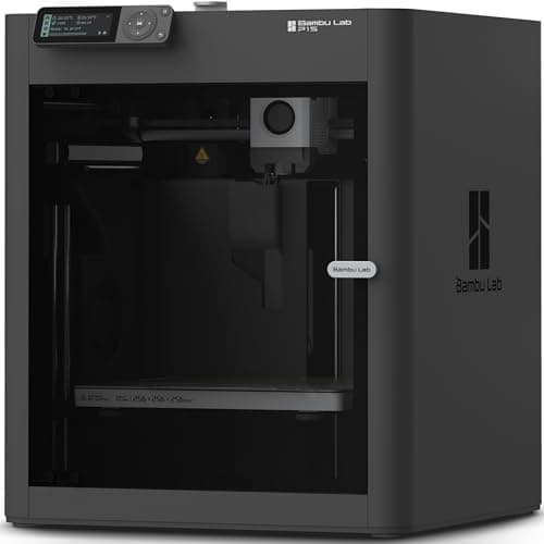 Bambu Lab P1S 3D Printer, Fully Enclosed, Support Up to 16 Colors/Multi Materials, 500mm/s Fast…