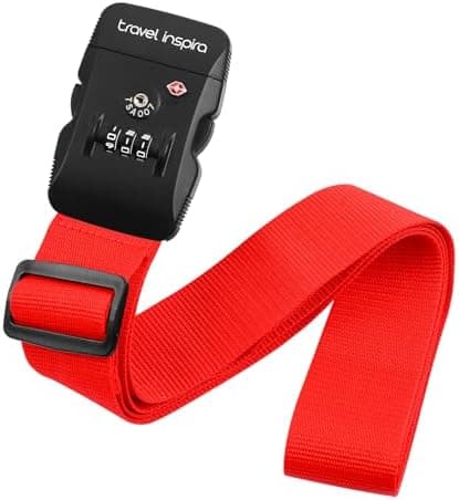 travel inspira Travel Inspira Luggage Straps for Suitcases with TSA…