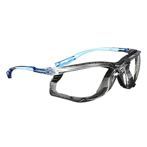 3M Safety Glasses, Virtua CCS, ANSI Z87, Anti-Fog, Clear Lens, Blue…