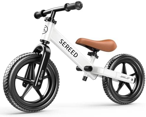 SEREED Toddler Balance Bike 2 Year Old, No Pedal Kids Toy Bike for 2-5 Years Old, Tool-Free Adjustment, Gift for 2-3 Boys Girls…