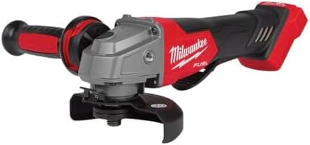 Milwaukee 2880-20 M18 Fuel Brushless Lithium-Ion 4-1/2 in. / 5 in. Cordless Small Angle Grinder with No-Lock…