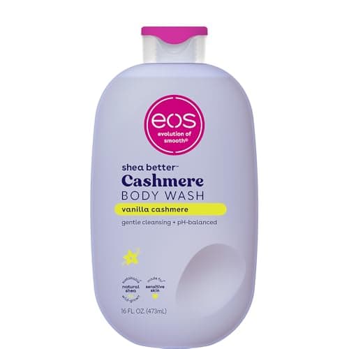 eos Body Wash, Vanilla, Moisturizing Creamy Gel Formula with Shea Butter, Glycerin, Vitamin E, pH Balanced…