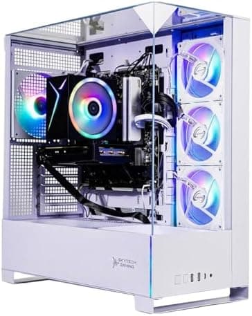 Skytech Gaming Archangel 5 Gaming PC, AMD Ryzen 7 7700 3.8GHz, NVIDIA RTX 5060, 1TB NVMe SSD, 32GB DDR5 RAM…