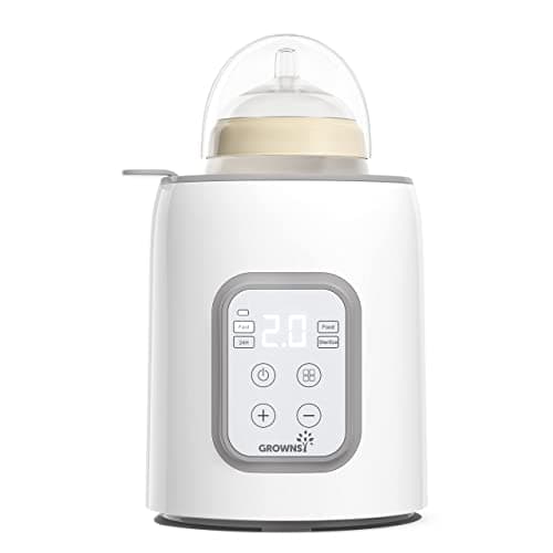 Bottle Warmer, Grownsy 8-in-1 Fast Baby Bottle Warmer with Timer, Safe for Breastmilk Nutrients, Accurate…