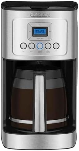 Cuisinart 14-Cup Coffee Maker, Programmable PerfecTemp Glass Carafe Coffee Machine with 1-4 Cup Setting, Brew…