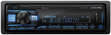 Alpine UTE-73BT Mech-Less Digital Media Receiver with Bluetooth® Wireless Technology