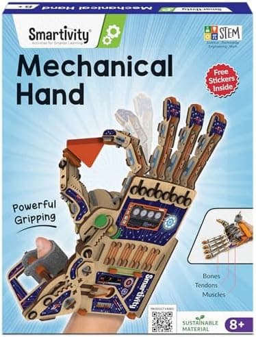 Smartivity DIY Robotic Mechanical Hand STEM Toy for Kids 8-14 Years Old | Parents Choice Award Winner I…